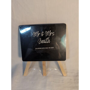 Greenbriar International Mini Tabletop Chalkboard on Easel with Chalk